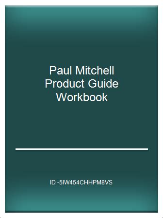 paul mitchell product guide workbook guide answers Epub